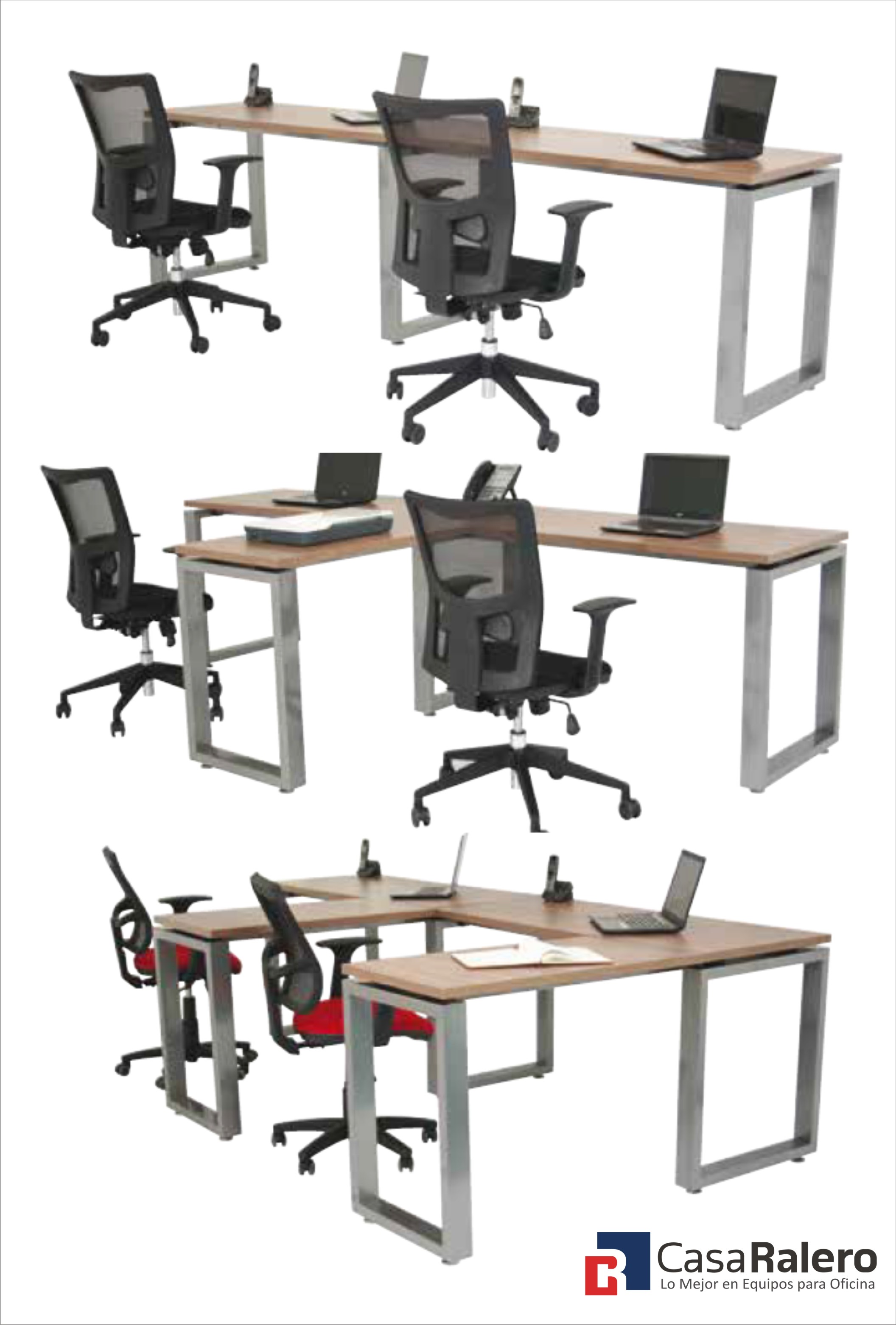 MESA LINEA ARKO PATA CUADRO.